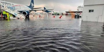 AICM otorga facilidades operativas a Air France tras afectaciones en vuelos por severas lluvias