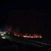 Se reaviva incendio de pastizales en el acceso a Macuspana