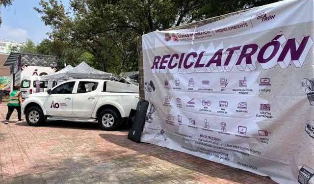 Reciclatrón llega a Coyoacán para dar un destino responsable a los residuos electrónicos