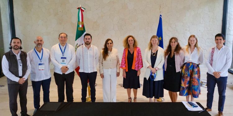 Quintana Roo fortalece la cooperación internacional en el combate al sargazo junto a la Unión Europea y el Caribe