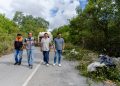 Supervisan limpieza de tiradero clandestino en la colonia Guerra de Castas en Tulum
