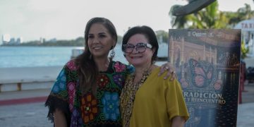 Mara Lezama y Juanita Alonso anuncian que festival de Día de Muertos volverá al Museo de la Isla de Cozumel