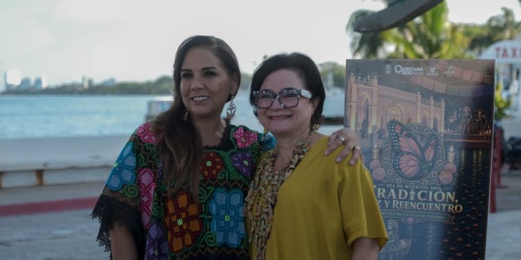 Mara Lezama y Juanita Alonso anuncian que festival de Día de Muertos volverá al Museo de la Isla de Cozumel