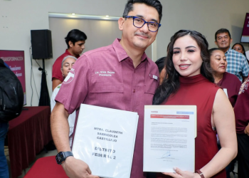 Aprueban licencia temporal a la alcaldesa de Champotón, Claudeth Sarricolea; Ramón Rosado asume el despacho