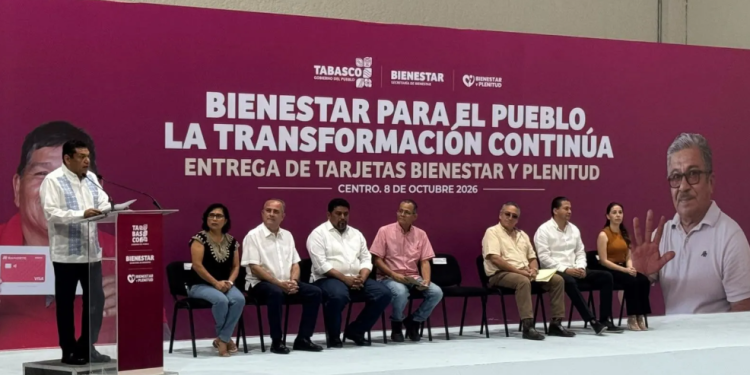 Entregan tarjetas de «Bienestar y Plenitud» a más de 5,300 beneficiarios en Centro