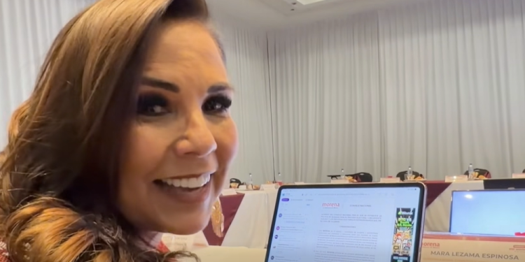 Mara Lezama participa en el Consejo Nacional de Morena en la CDMX