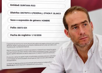 DIEGO CASTAÑÓN TREJO PRESENTA SU REGISTRO PARA LA COORDINACIÓN DISTRITAL FEDERAL DE MORENA