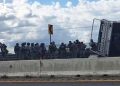 Vuelca camión de la Guardia Nacional en la carretera Mérida-Campeche; reportan al menos 10 elementos lesionados